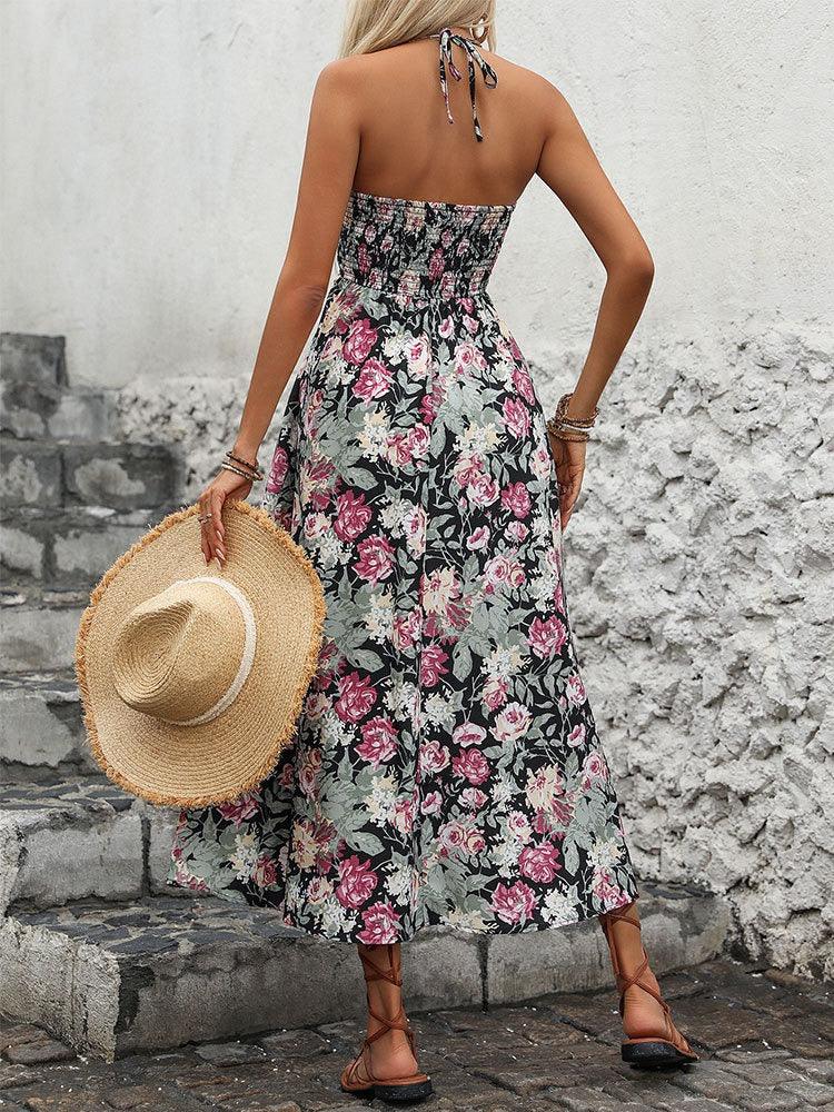 Thorns & Roses Cowgirl Dress | Sexy Floral V-neck Sleeveless Dress for Cowgirls Country in My Heart