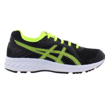 Asics Jolt 2 Gs Boys Shoes Color: Black/Lime  100% Authentic NovaCart