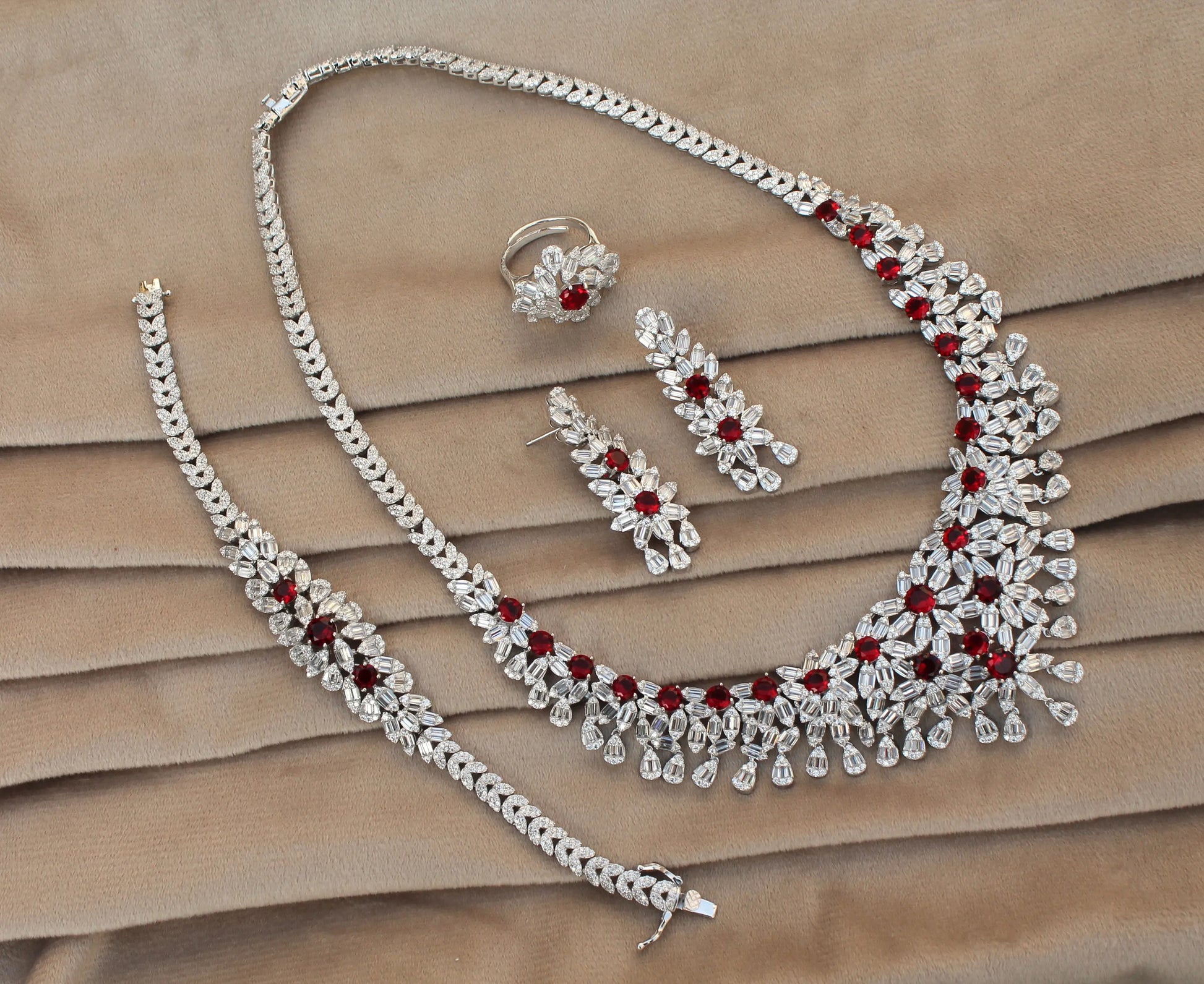 Handmade 925 Sterling Silver Statement Jewelry Set Amazing Graduation or Wedding Gift NovaCart