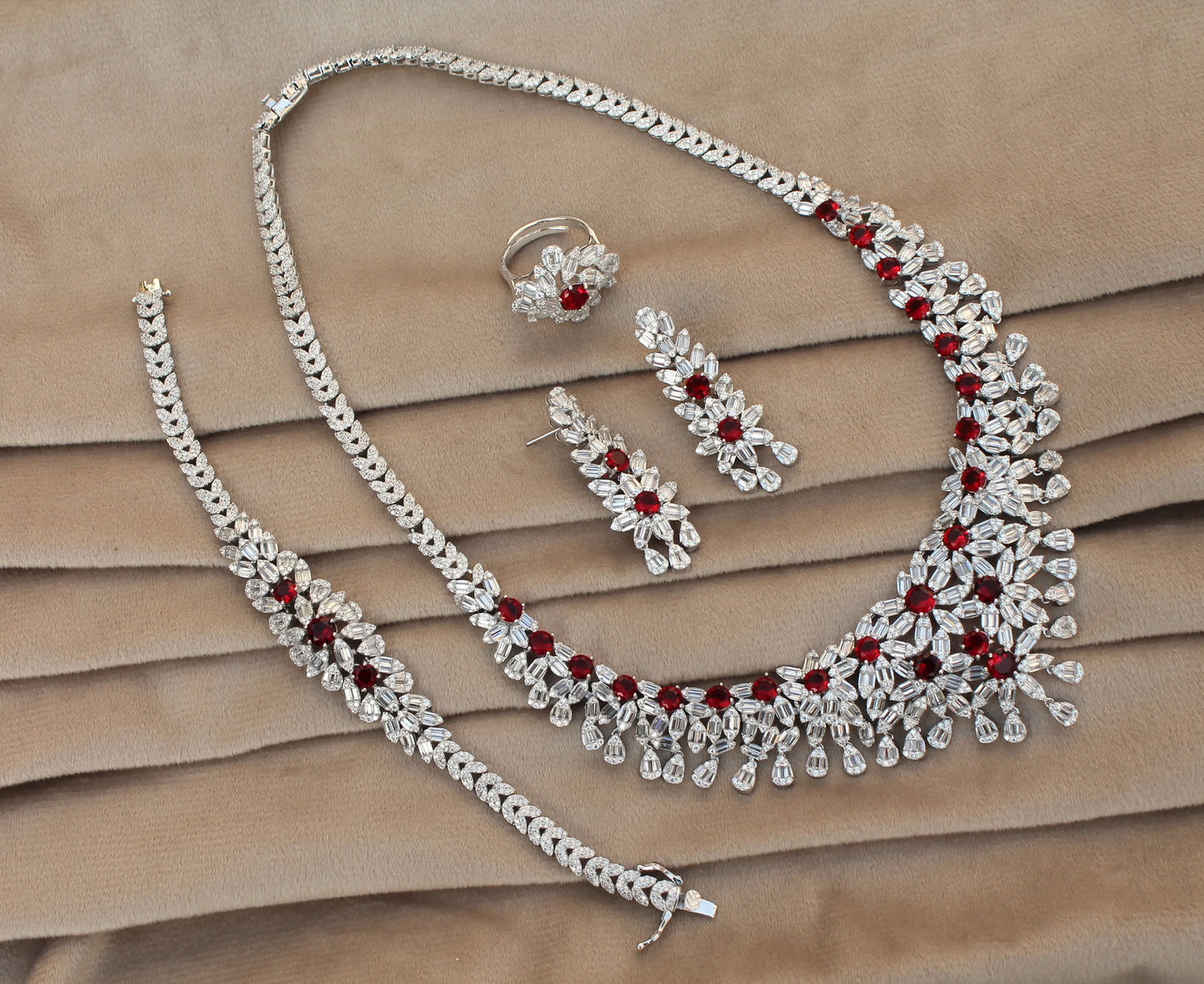 Handmade 925 Sterling Silver Statement Jewelry Set Amazing Graduation or Wedding Gift NovaCart