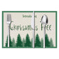 stmas linen placemats holiday party decorations insulation mats linen Christmas tree printed coasters