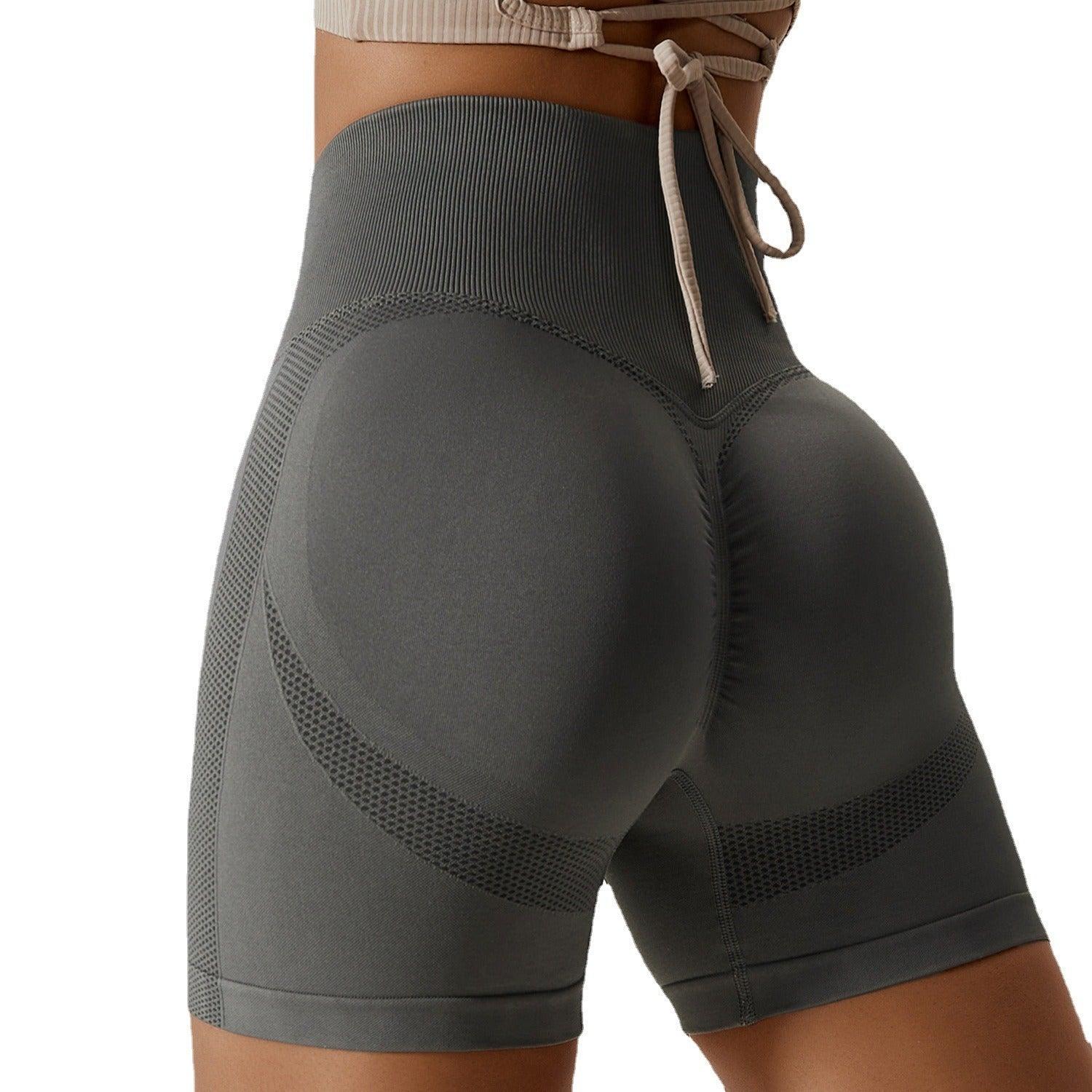 Country Girl High-Waisted Fitness Shorts | Butt Lifting & Ribbed Activewear for Yoga & Running Country in My Heart