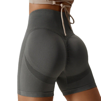 Country Girl High-Waisted Fitness Shorts | Butt Lifting & Ribbed Activewear for Yoga & Running Country in My Heart