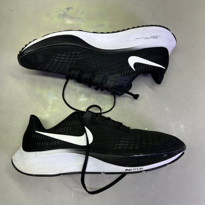 NIKE Air Zoom Pegasus 37 Running Shoes Men's Sz 14 Black/White (Pre-Owned) PayWut