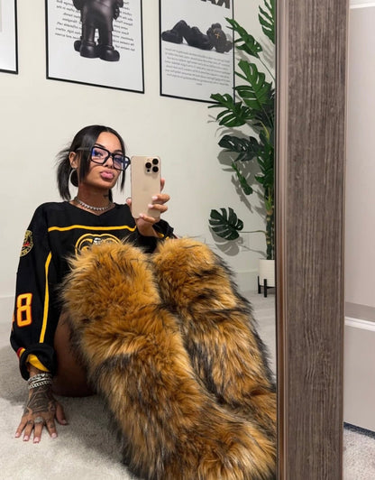 Thigh High “Manchester Fur Boots” DALOVELY STYLE