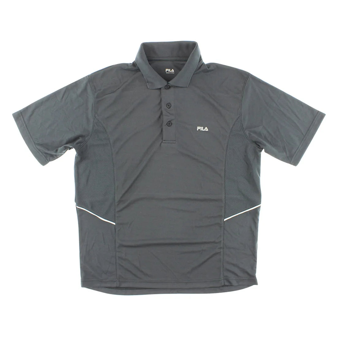 For Mesh Side Polo Mens Active Shirts & Tees Model MSS-LM113K13055 Grey 100% Authentic NovaCart