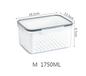 Kitchen food sealed preservation box fruit and vegetable drainage plastic storage box with lid