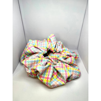 Pastel Plaid Bullet Scrunchie Enchanted Scrunch