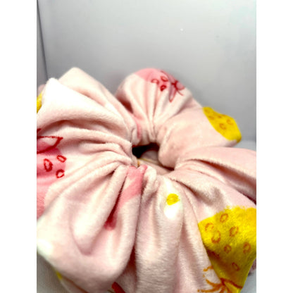 Pink Fruit Minky Scrunchie Enchanted Scrunch