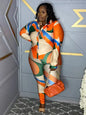 Plus Size Fall Two-Piece Outfit for Women