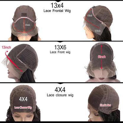 13x6 Kinky Curly Lace Front Human Hair Wigs For Black Women 13x4 Curly Lace Frontal Wig With Bang 4x4 Lace Closure Wig 250% Remy HOL stores