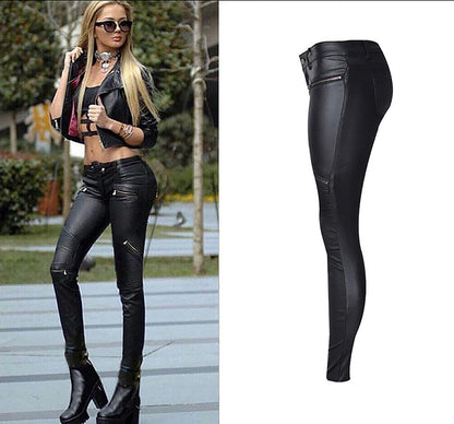Rebel Rider Multi-Zip Skinny Motorcycle Pants - Edgy Street Style & Bold Fit Country in My Heart