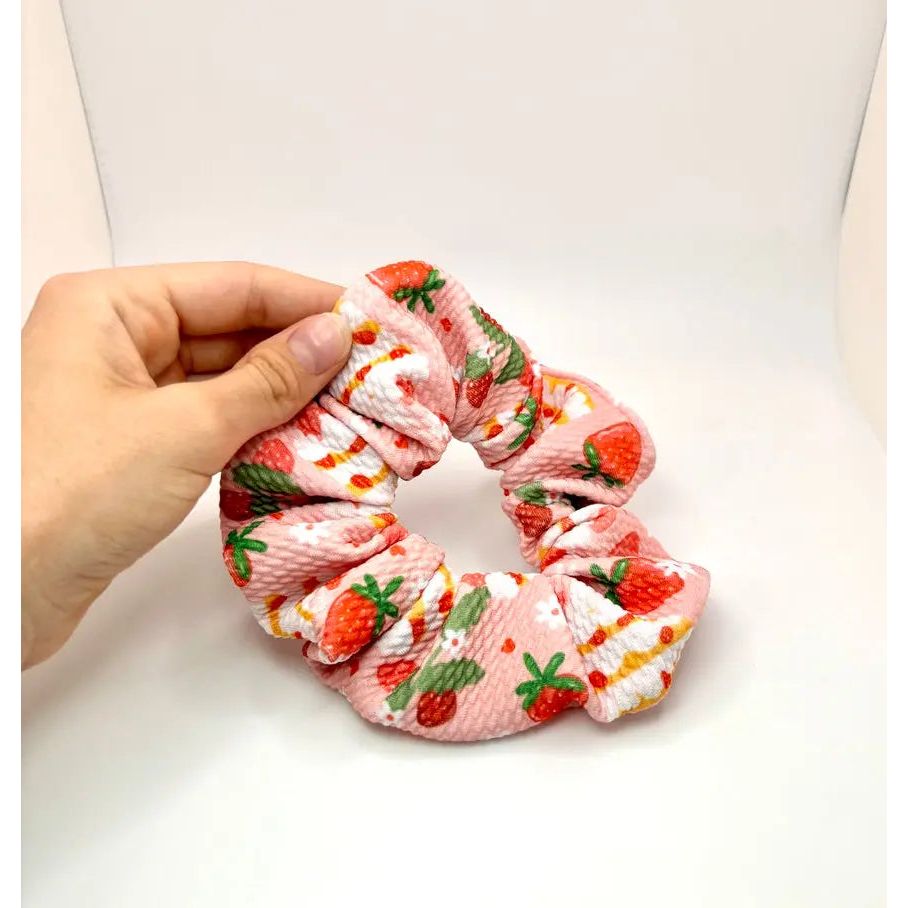 Mini Strawberry Shortcake Bullet Scrunchie Enchanted Scrunch