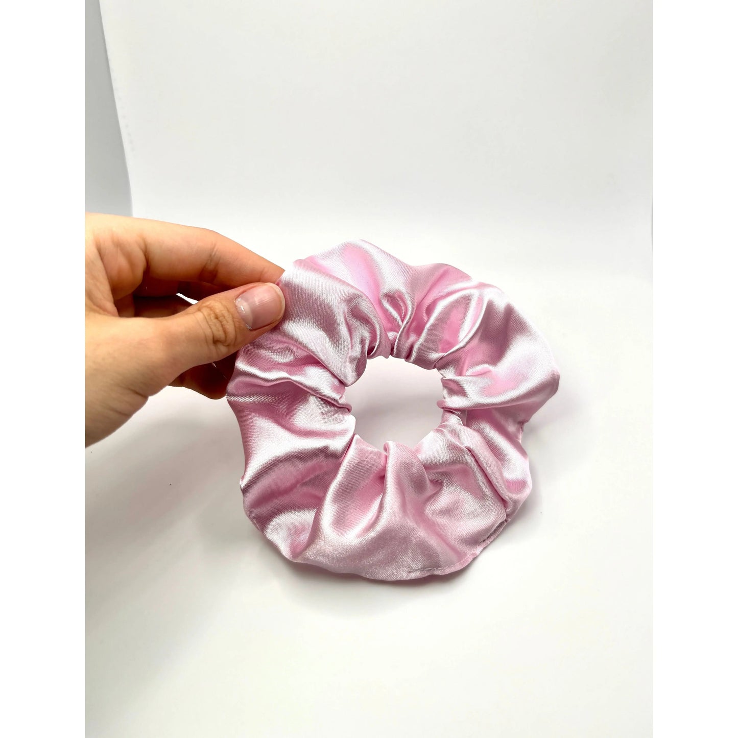 Mini Light Pink Silk Scrunchie Enchanted Scrunch