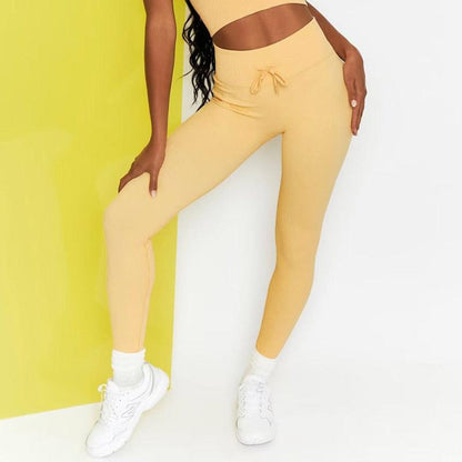 Ribbed High-Waisted Yoga Pants | Soft, Breathable Fitness Leggings Country in My Heart