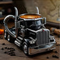 Semi Truck Coffee Mugs Handmade Home Semi Truck Coffee Cup Mugs