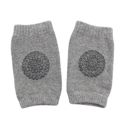 1Pair Soft Anti-slip Safety Crawling Elbow Cushion Knee Pad Semi-combed cotton terry dispensing Baby Infant Born Toddler Kids