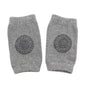 1Pair Soft Anti-slip Safety Crawling Elbow Cushion Knee Pad Semi-combed cotton terry dispensing Baby Infant Born Toddler Kids