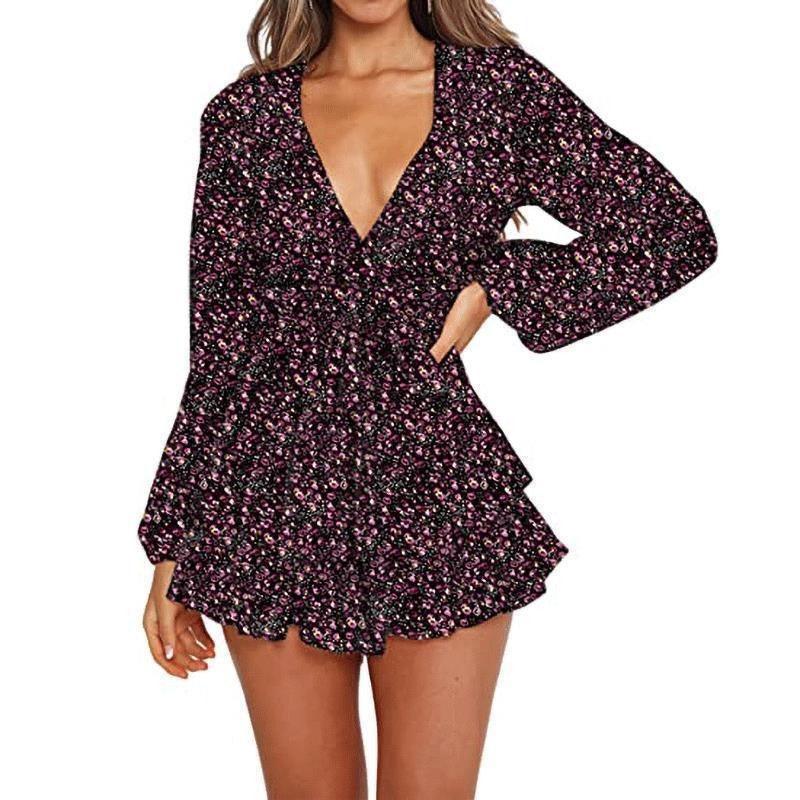 Floral Breeze Chiffon Dress | Casual Printed One-Piece Dress Country in My Heart