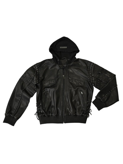 Leather Bomber Jacket Apple Bottom Jeans