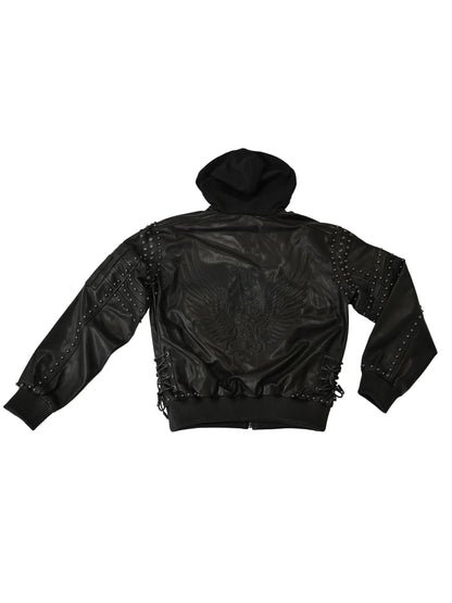 Leather Bomber Jacket Apple Bottom Jeans