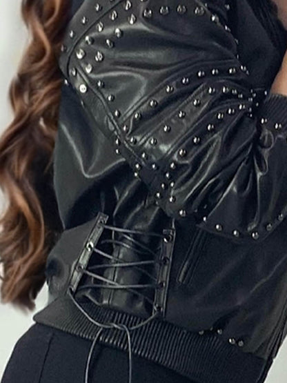 Leather Bomber Jacket Apple Bottom Jeans