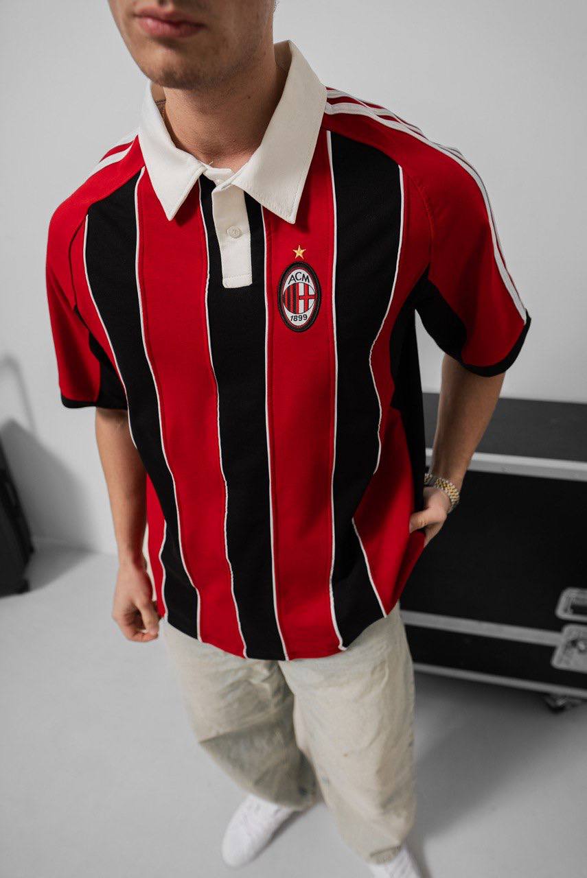 AC Milan Home Jersey - Vintage Football Shirt - Retro Soccer Kit Withinblack