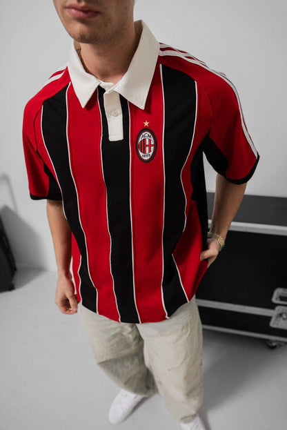 AC Milan Home Jersey - Vintage Football Shirt - Retro Soccer Kit Withinblack