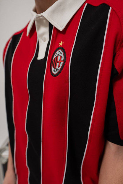 AC Milan Home Jersey - Vintage Football Shirt - Retro Soccer Kit Withinblack