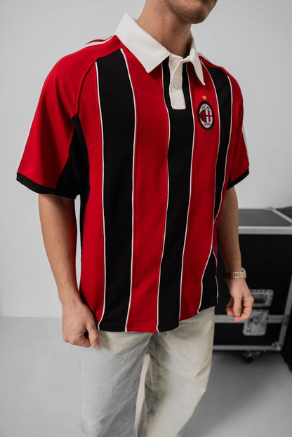 AC Milan Home Jersey - Vintage Football Shirt - Retro Soccer Kit Withinblack