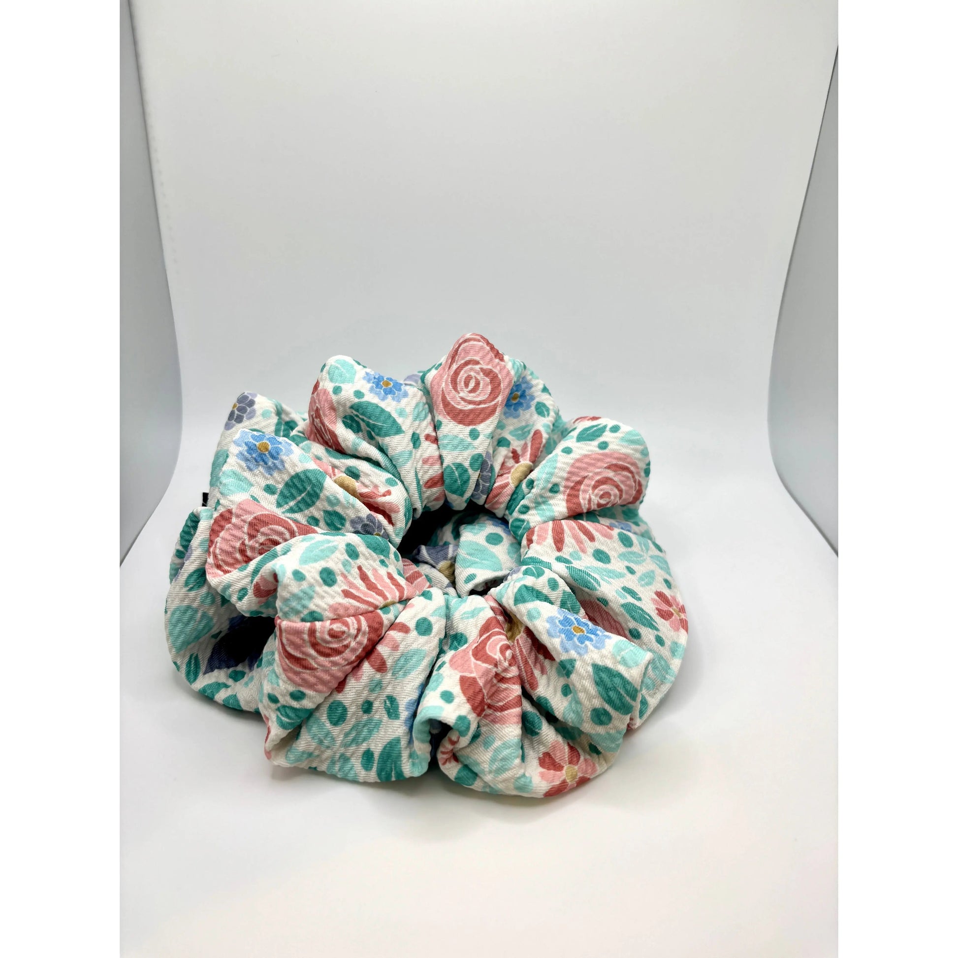 Blue Floral Bullet Scrunchie Enchanted Scrunch