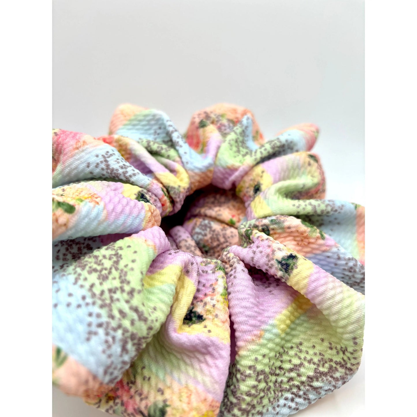 Pastel Watercolor Spring Bullet Scrunchie Enchanted Scrunch