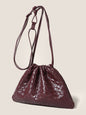 Sheepskin Woven Drawstring Commuter Tote