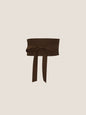 Linen Wide Tie-Front Waist Belt ZAFIRA LINTICO