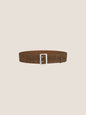 Cowhide Wide Retro Matte Belt