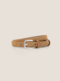 Luxury Suede Decorative Belt With Durable Alloy Buckle
