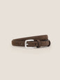 Luxury Suede Decorative Belt With Durable Alloy Buckle