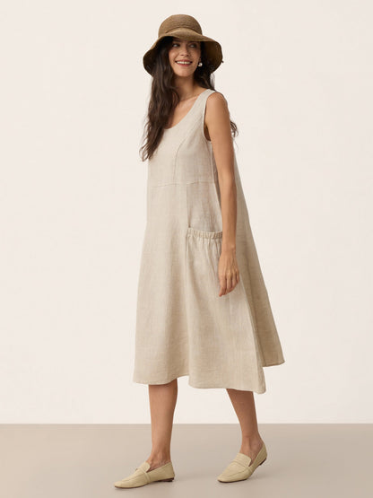 Handwoven Raffia Wide-Brim Sun Hat With Removable Bow LINTICO