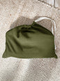 100% Linen Solid-Color Drawstring Storage Bag