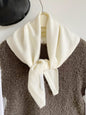 100% Merino Wool Knitted Triangle Scarf