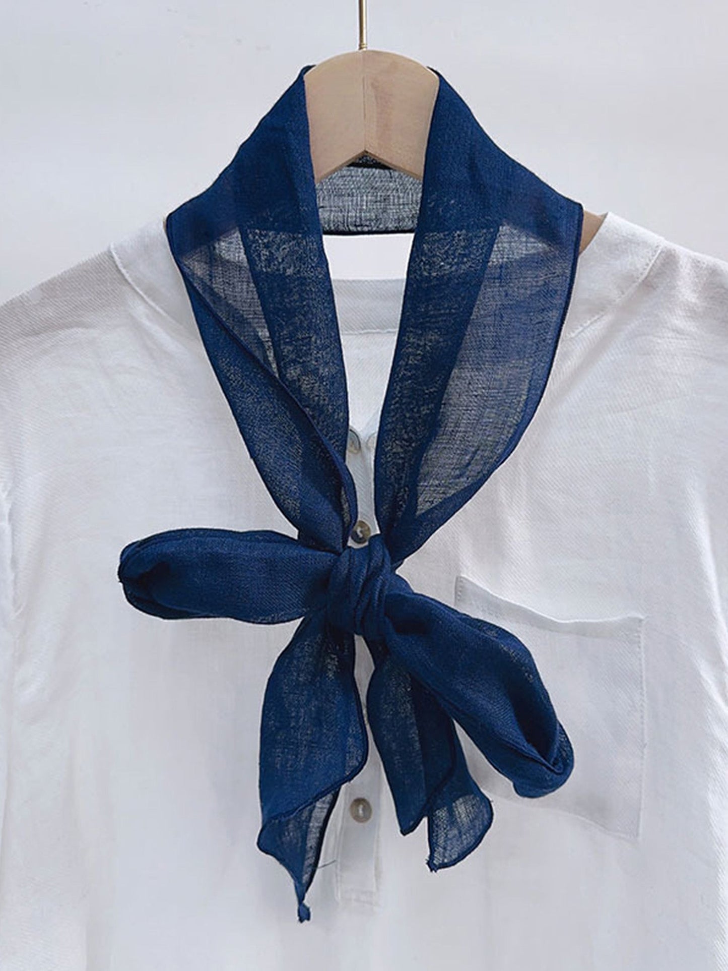 100% Linen Hand-Tie-Dyed Scarf LINTICO