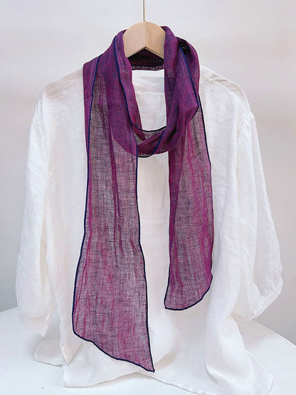100% Linen Hand-Tie-Dyed Scarf LINTICO