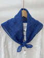 100% Linen Hand-Stitched Square Scarf LINTICO