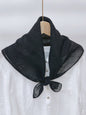 100% Linen Hand-Stitched Square Scarf LINTICO
