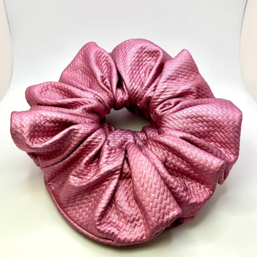 Metallic Pink Bullet Scrunchie Enchanted Scrunch