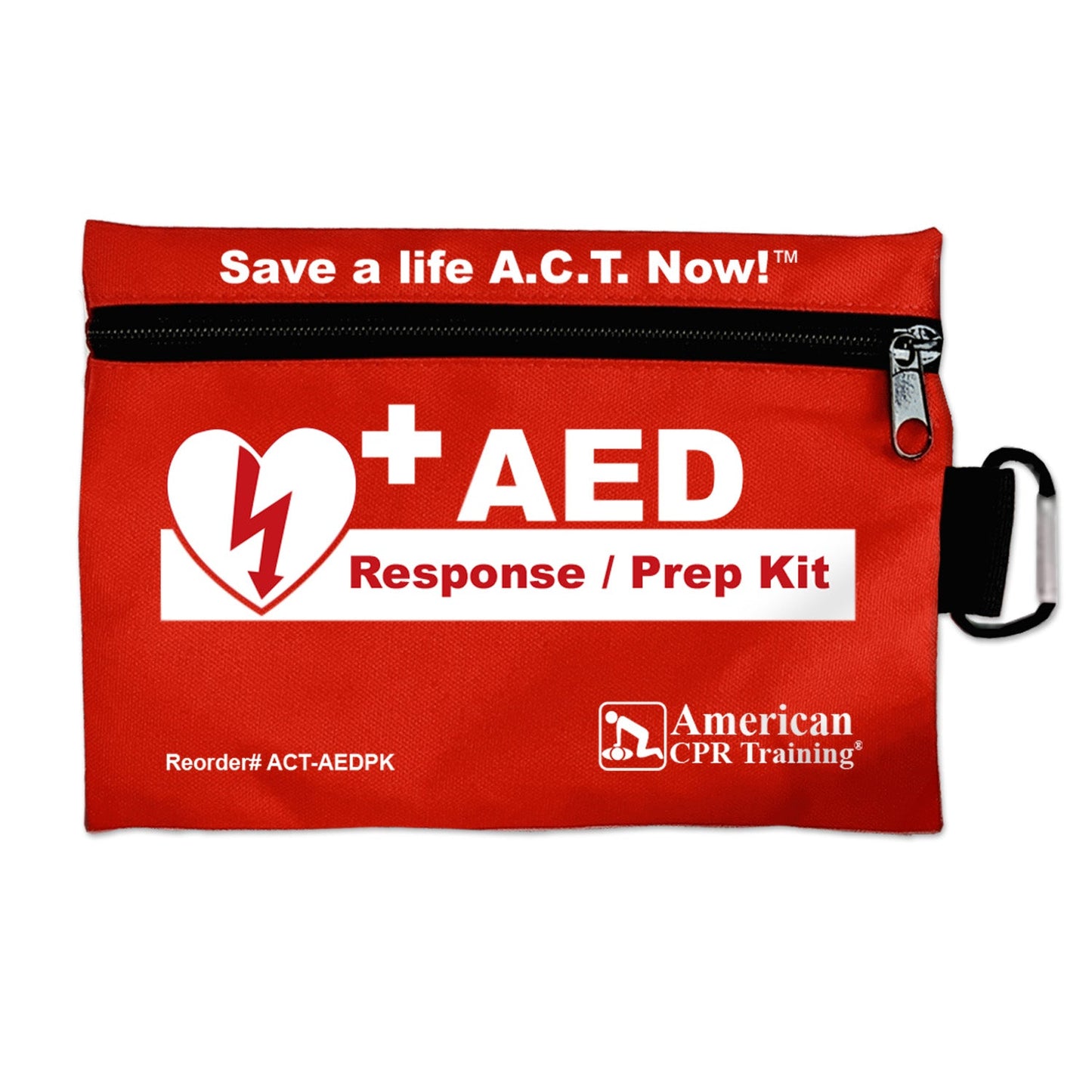 AED Response Prep Kit - Portable Zipper Pouch quakekits.com