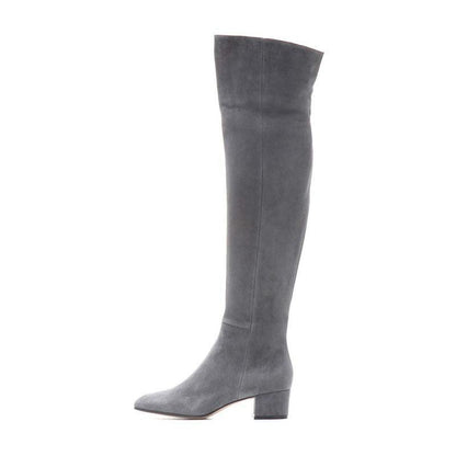 Desert Rose Suede Over the Knee Boots for Cowgirl Fashion - Comfortable & Stylish Country in My Heart