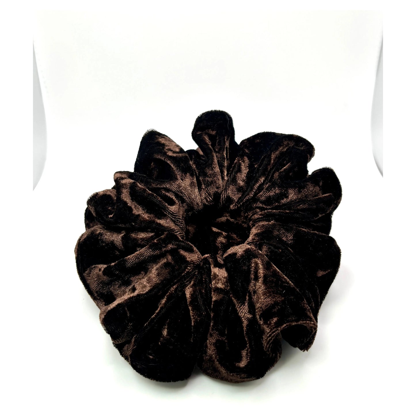 Brown Crushed Velvet Scrunchie Enchanted Scrunch