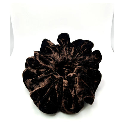 Brown Crushed Velvet Scrunchie Enchanted Scrunch