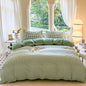 Cartoon Four-Piece Set Fresh Autumn and Winter Single Student Dormitory Bedding Sheet Three-Piece Set Single Quilt Cover